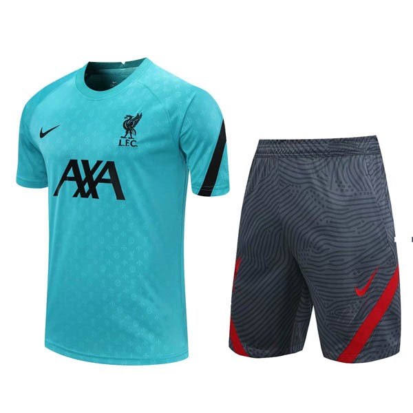 Entrenamiento Liverpool Conjunto Completo 2020-2021 Verde Gris